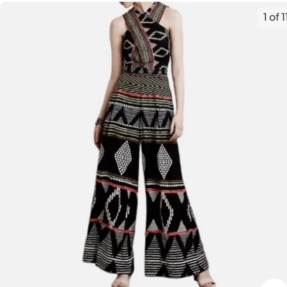 Elevenses cross cross wide leg patterned Jumper - Picture 2 of 9